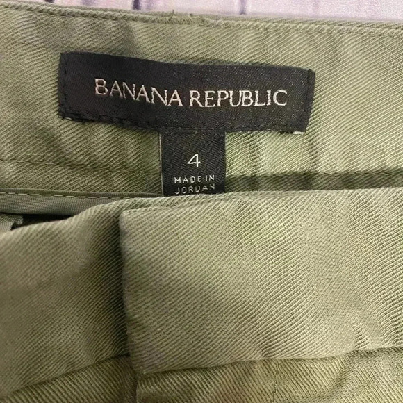 Banana Republic‎ khaki green shorts women’s size 4 - Picture 8 of 9